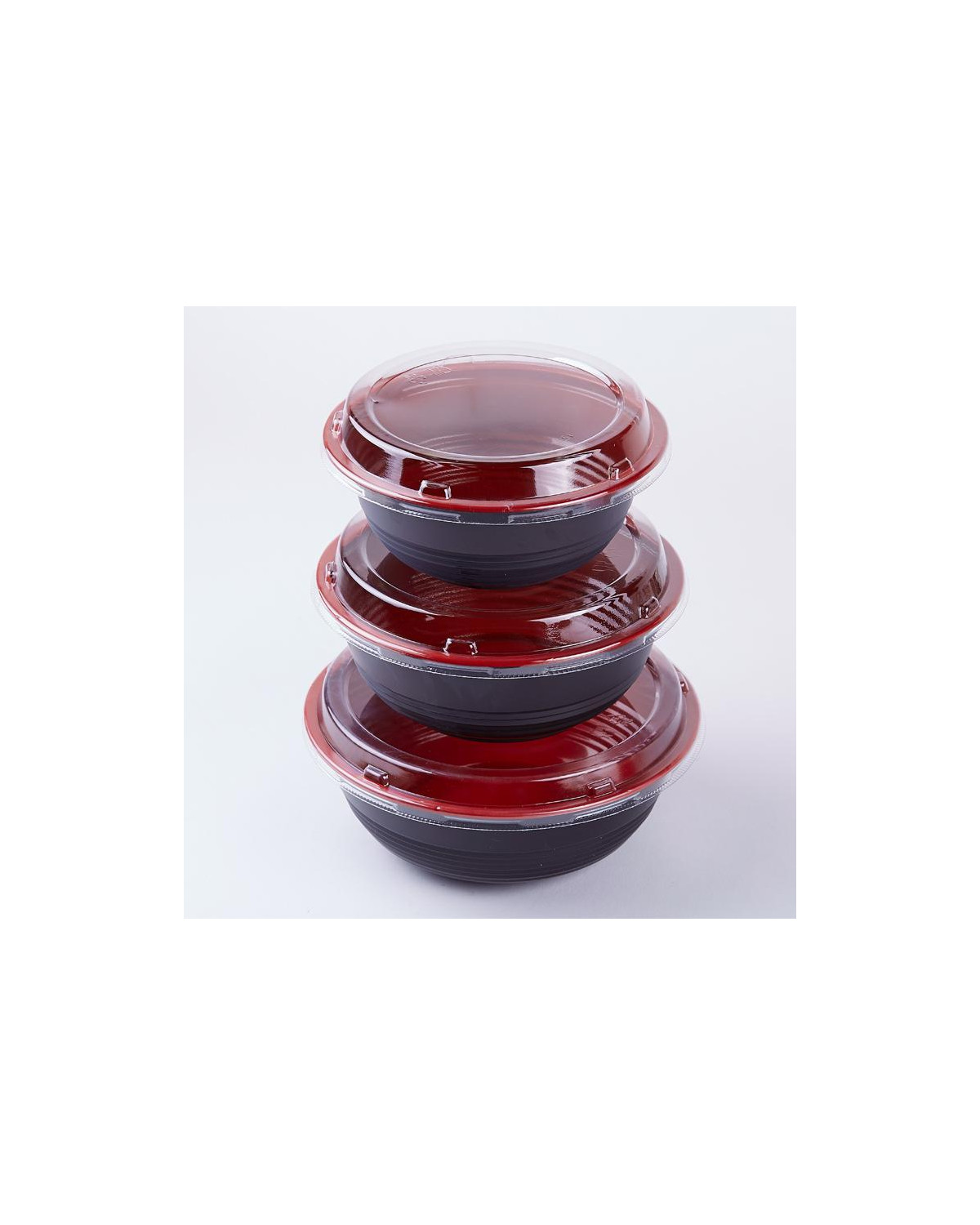 DONBURI BOWL PLASTICO ROJO 700ML (6X50)