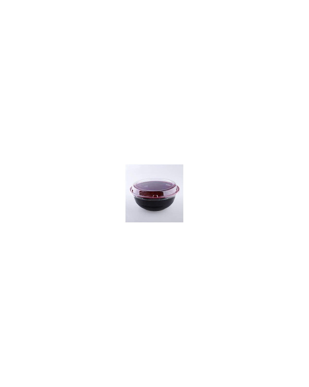 DONBURI BOWL PLASTICO ROJO 1000ML (4X50)