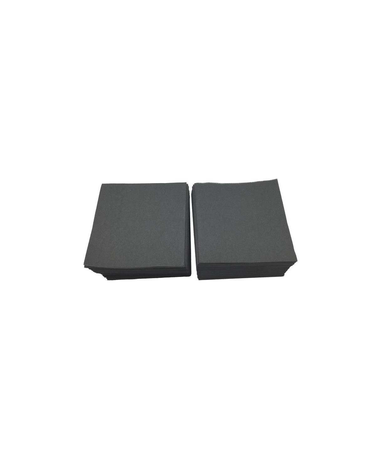 SERVILLETA 20X20 2C NEGRA (60X100)