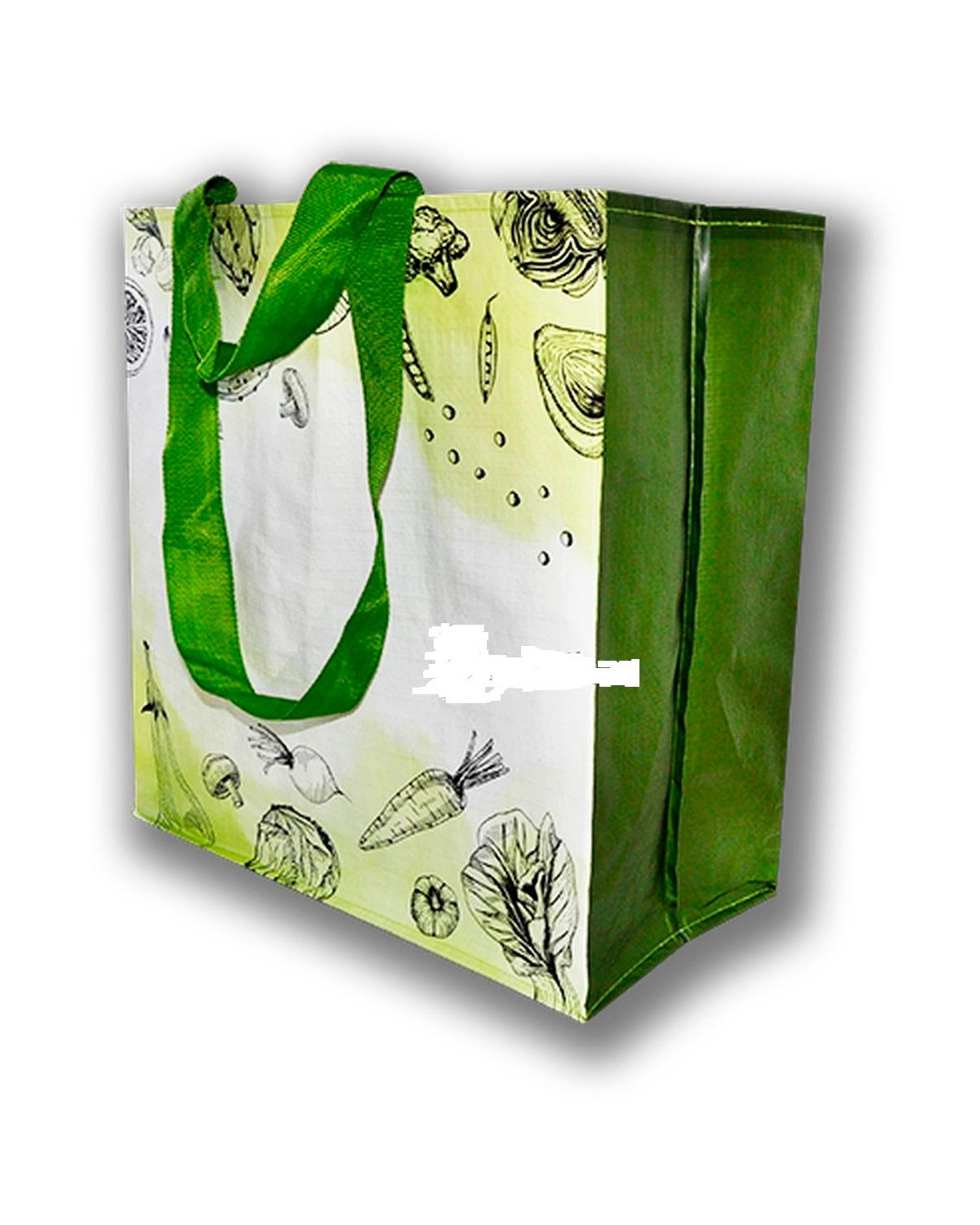 BOLSA RAFIA SUPERMERCADO 360+(2X95)X380MM C-100UDS