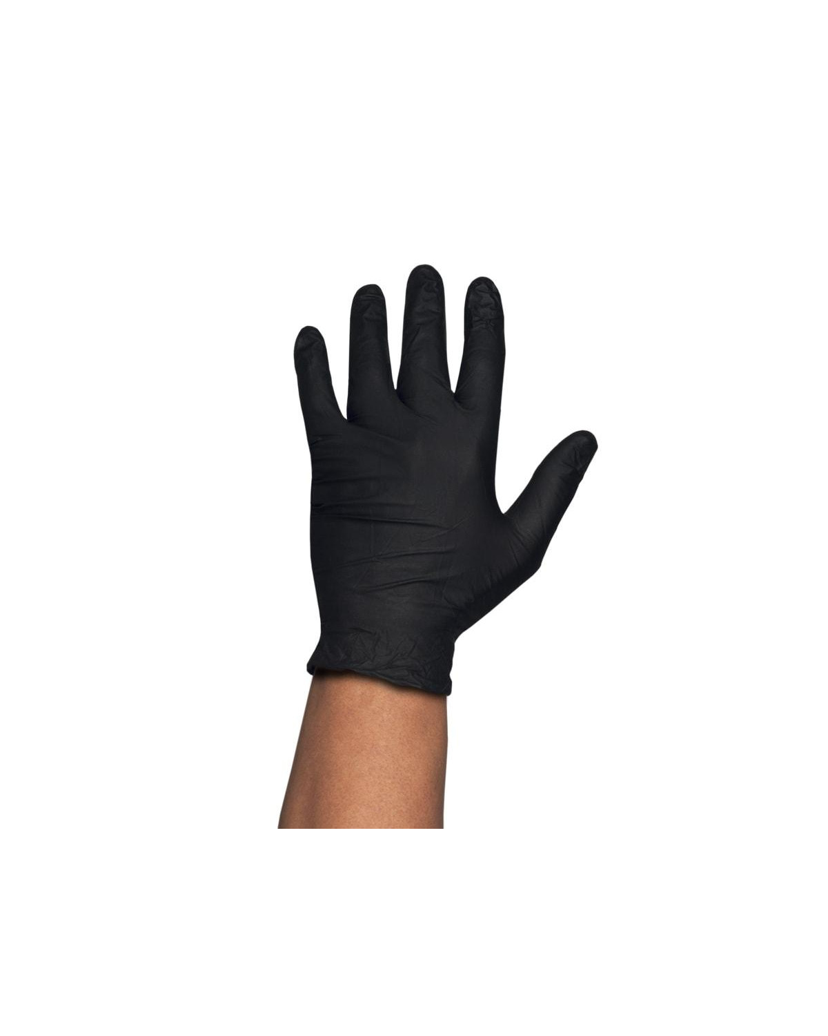GUANTES NITRILO PRO. BLACK SP T/S PQT-100