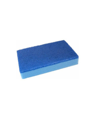 FIBRA AZUL CON ESPONJA 2.5X9X12.5 PACK 10U