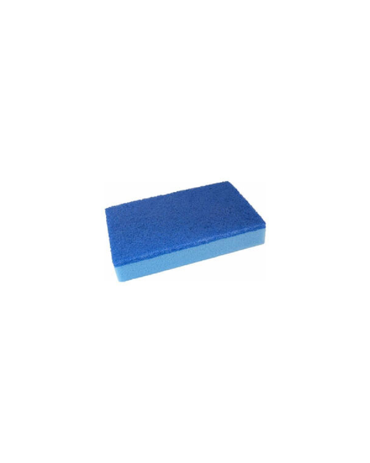 FIBRA AZUL CON ESPONJA 2.5X9X12.5 PACK 10U