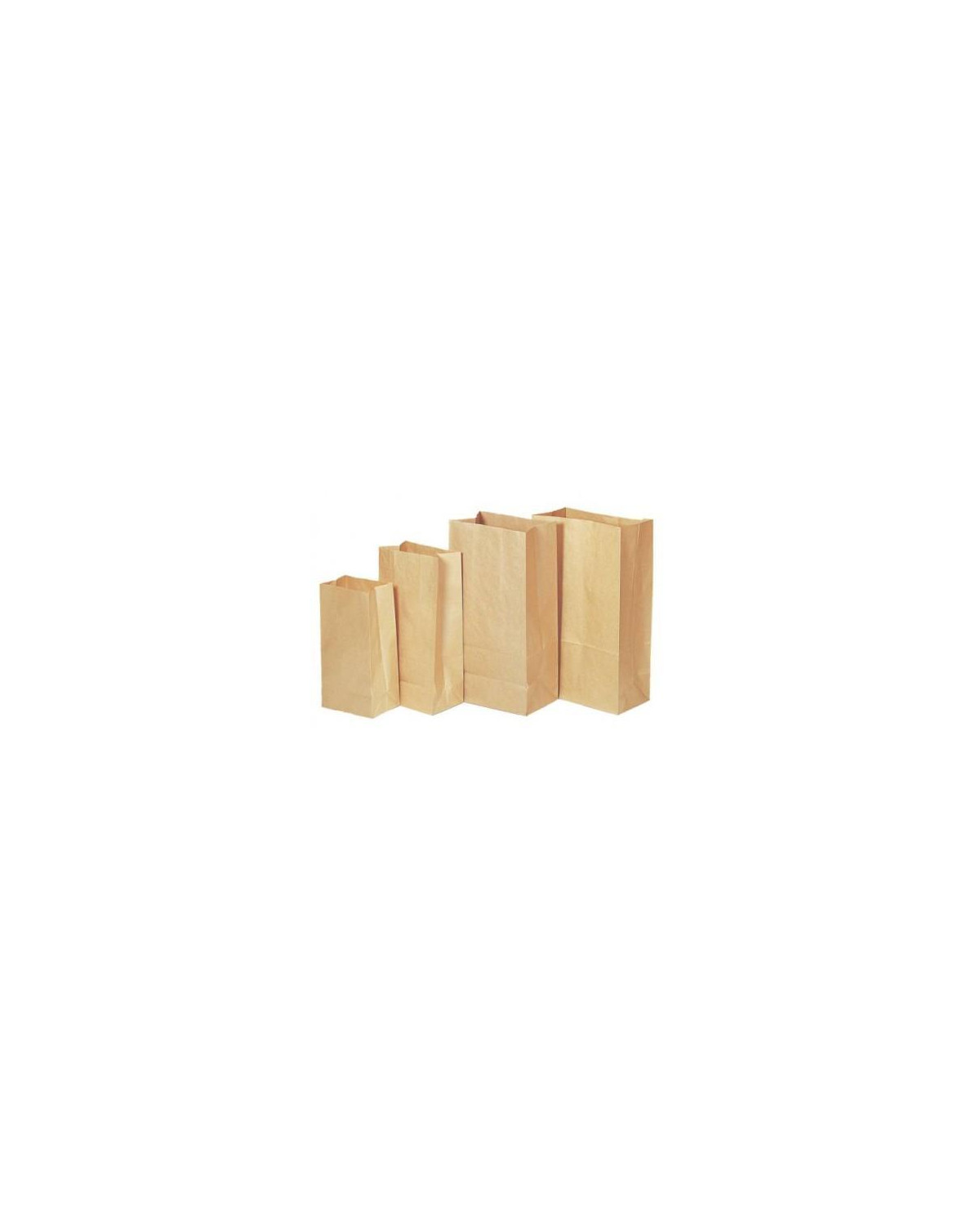 MILL. BOLSA AMERICANA KRAFT 20+12x37.5CM(1X500)