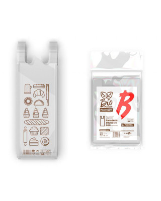 P-100 BOLSA COMPOSTABLE 30X60 G-50 PANADERIA  (20X100)