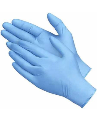 GUANTES NITRILO AZUL 3,5Gr MED P-100