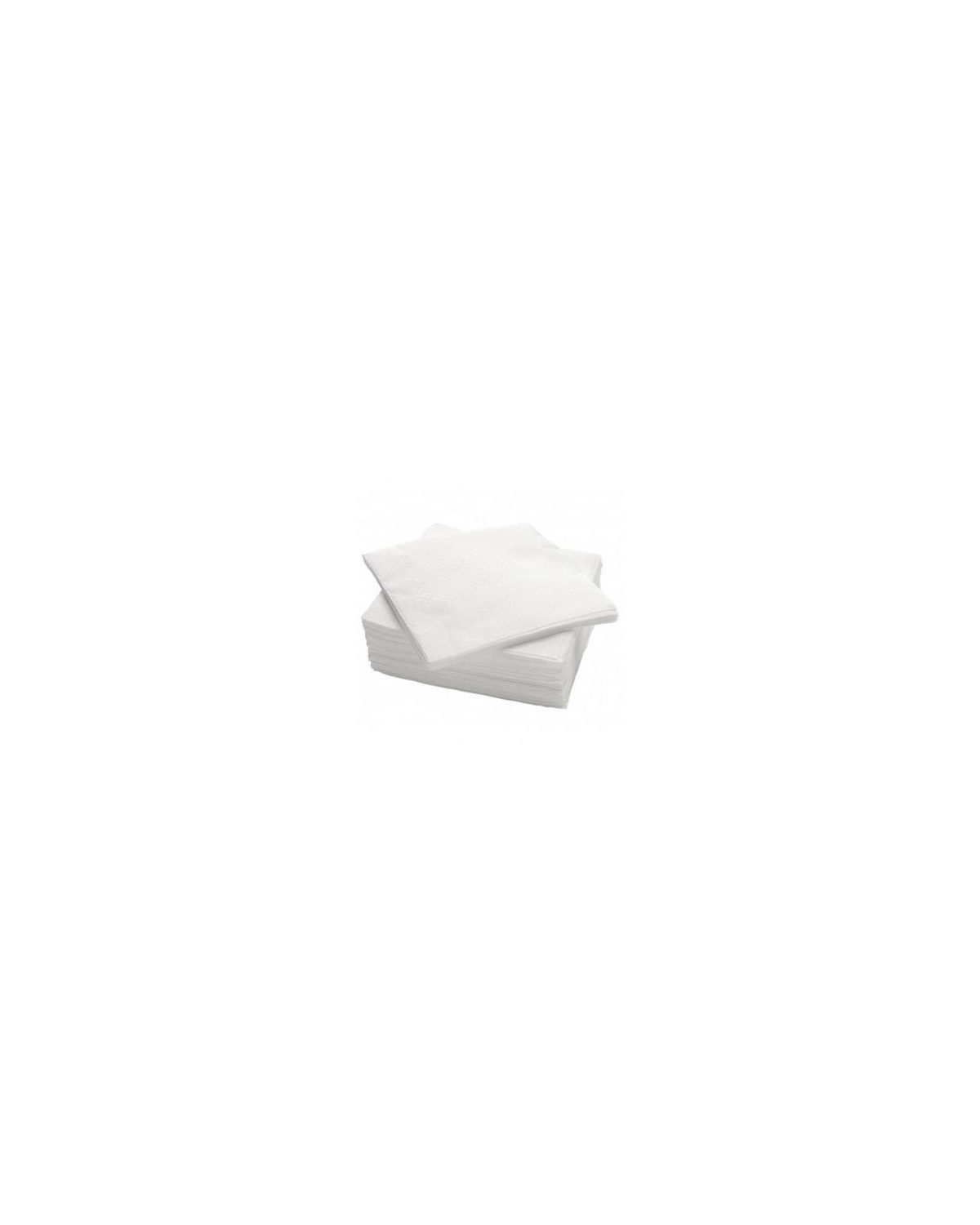 SERVILLETA 33X33 1C BLANCA 30P-100