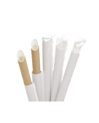 B-500 CAÑA DE PAPEL KRAFT RECTA ENFUNDADA 8X230MM