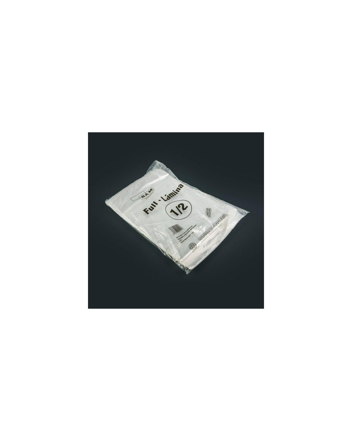 LAMINA TRANSPARENTE 25X36 1/2 PQT 1KG