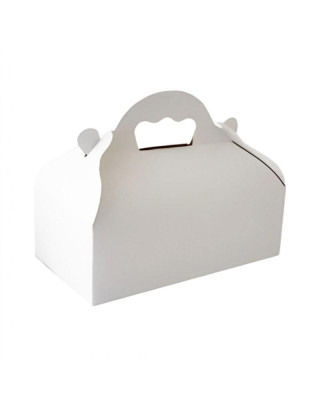 CAJA CON ASAS 20X18X7 BLANCA PAQ. 50UDS.