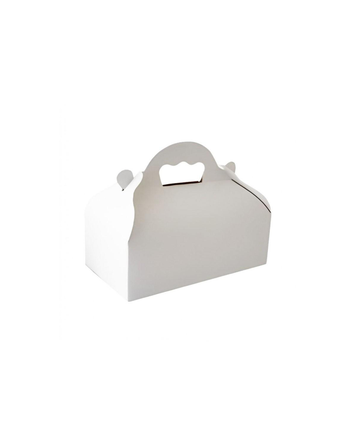 CAJA CON ASAS 20X18X7 BLANCA PAQ. 50UDS.