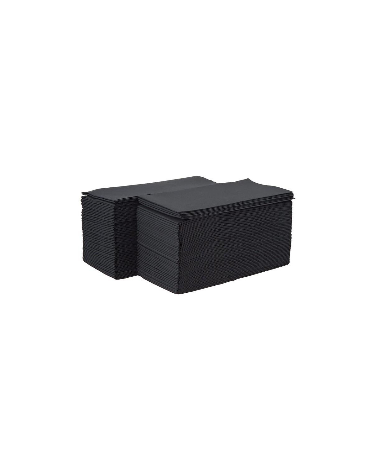 CAJA SERVILLETA 30X40 2C 1/6 P&P NEGRA 24P-100