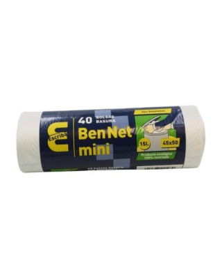 ROLLO BOLSA BASURA MINI 45X50 15L 60R-40