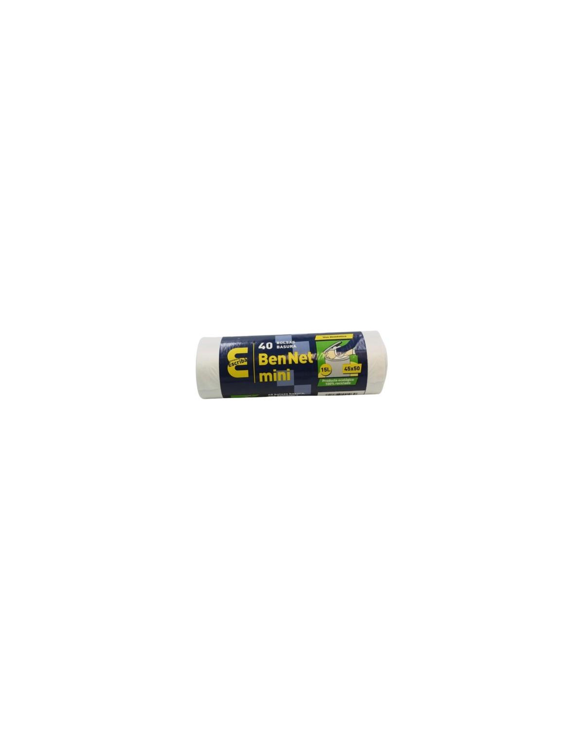 ROLLO BOLSA BASURA MINI 45X50 15L 60R-40