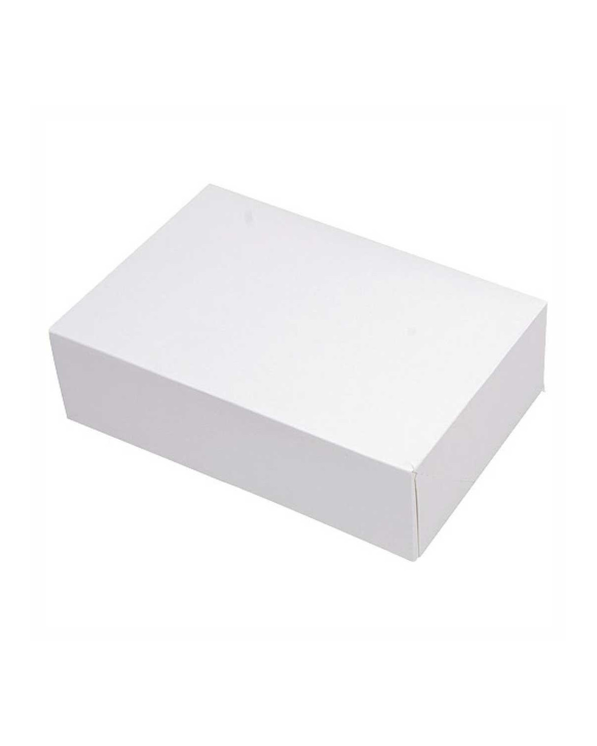 CAJAS RECTANGULARES 18X14X6 BLANCAS PQT. 50