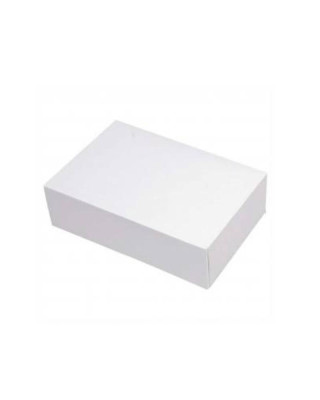 CAJAS RECTANGULARES 23X16X8 BLANCAS PQT. 50