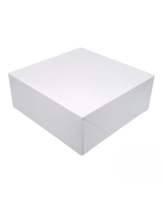 CAJAS CUADRADAS 26X26X10 BLANCAS PQT. 50